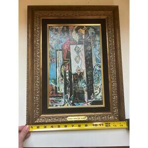 Jackson Pollack Male and Female American Portfolio Gel print “circa 1942”